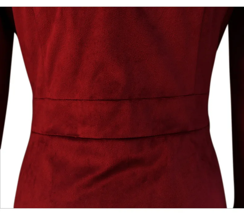 2026 Recién llegados de primavera: gabardina roja de manga larga para mujer, chaqueta larga azul con cuello en V, abrigo vintage negro.