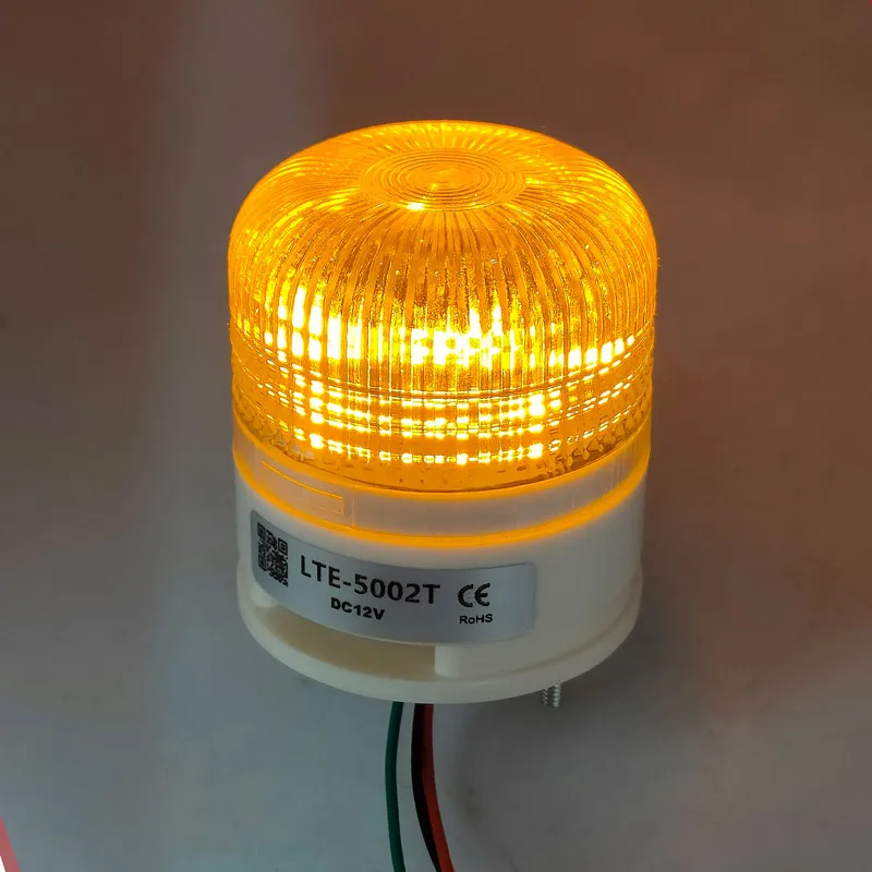 LTA 5002 luz de 3 colores 220V luz de advertencia de señal siempre encendida 12V 24V zumbador luz indicadora magnética lámpara LED pequeña alarma de seguridad