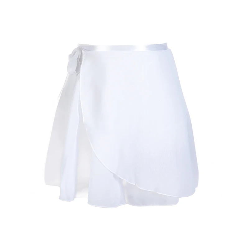 Falda de baile tutú de Ballet de gasa para adultos, falda envolvente para gimnasia para mujeres y niñas, Faldas de Ballet de entrenamiento, Faldas de baile de Ballet Юбка