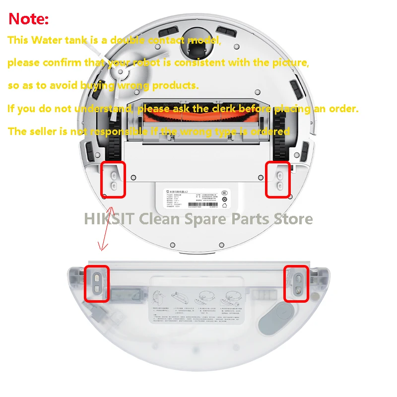 Tanque de agua para XiaoMi Mi Robot aspirador 2 Lite 2 Pro MJST1S MJST1SHW BHR5044EU caja de polvo paño de mopa accesorios de repuesto