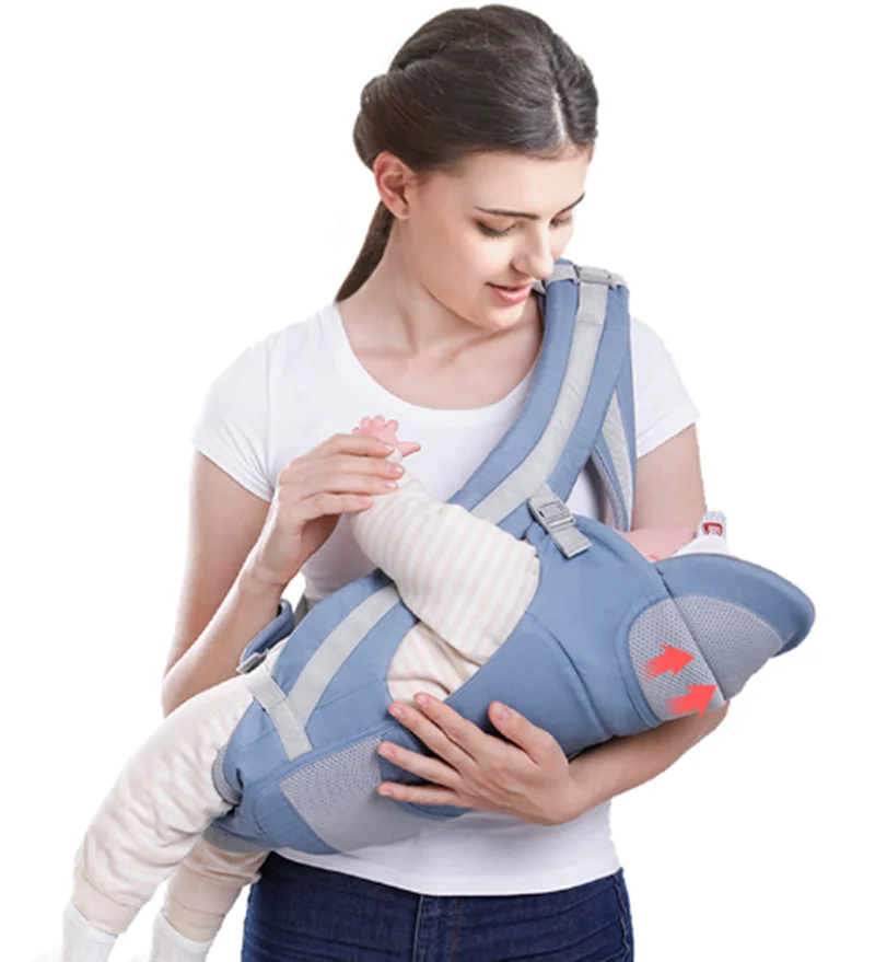 Mochila portabebés ergonómica para recién nacido, portabebés frontal, canguro ergonómico, cabestrillo de viaje