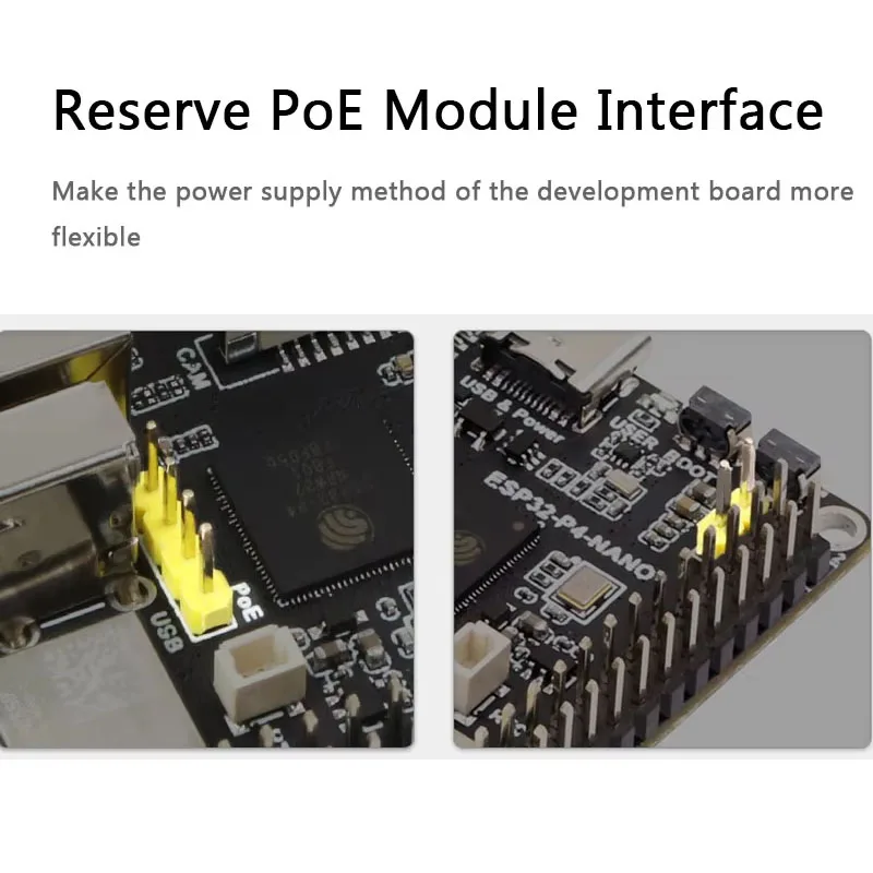 Placa de Desarrollo ESP32-P4-NANO-WIFI6-DB ESP32-P4NRW32X Wi-Fi 6 de Doble Núcleo Bluetooth 5 RISC-V con 16MB de Memoria Flash Integrada