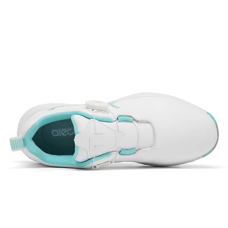 LiXingMing zapatos de Golf para mujer, zapatillas deportivas de Golf profesionales rosas a prueba de agua sin clavos, adiestramiento al aire libre, zapatillas para caminar y Golf