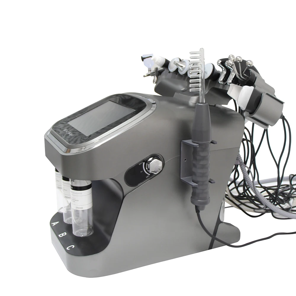 AOKO Máquina Multifuncional 12 en 1 para Limpieza Profunda, Eliminación de Puntos Negros, Cuidado Facial con Agua, Oxígeno e Hidrógeno para Uso en SPA en Casa