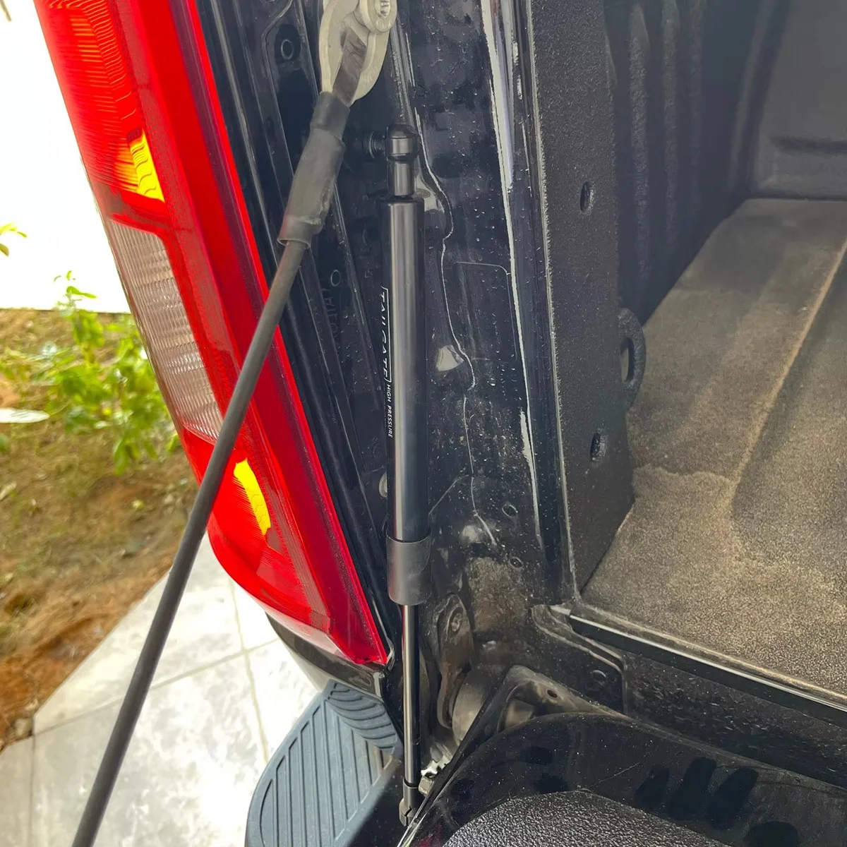 Amortiguador de asistencia para puerta trasera de coche, varilla hidráulica de desaceleración fácil de hasta para Ford F150 2015-2023 F250 F350 Super Duty 2017-2023