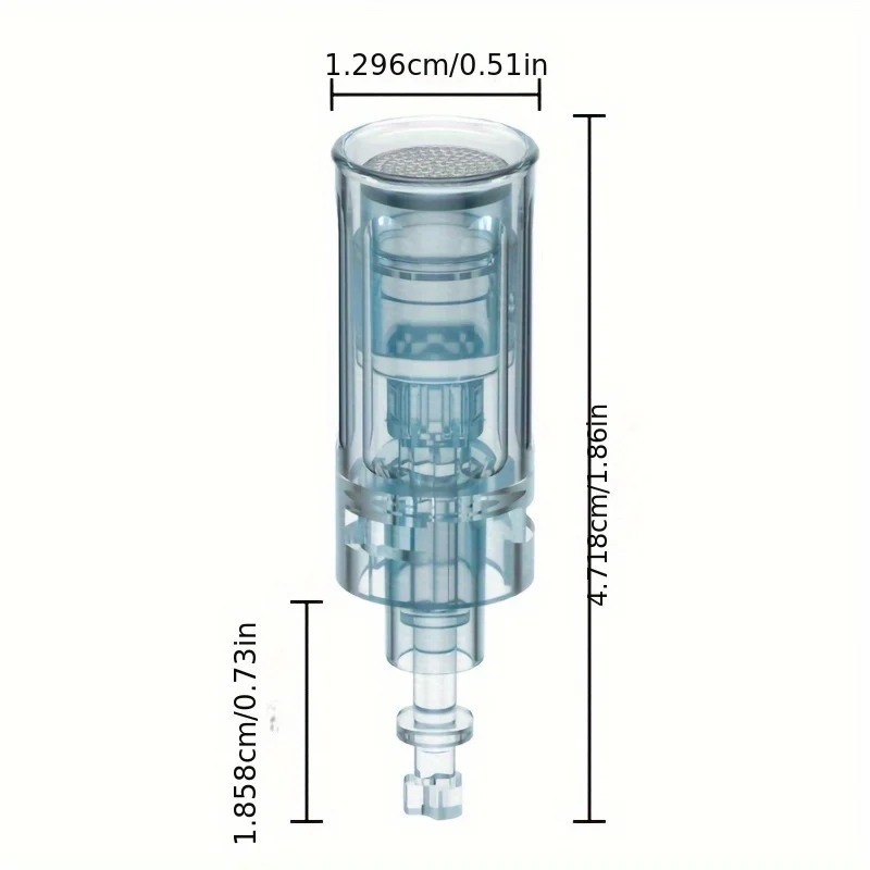 50/100 piezas Cartuchos de aguja de bayoneta para Derma Pen N6/M8 11/16/24/36/42/Nano, Puntas de repuesto para Microneedling Pen