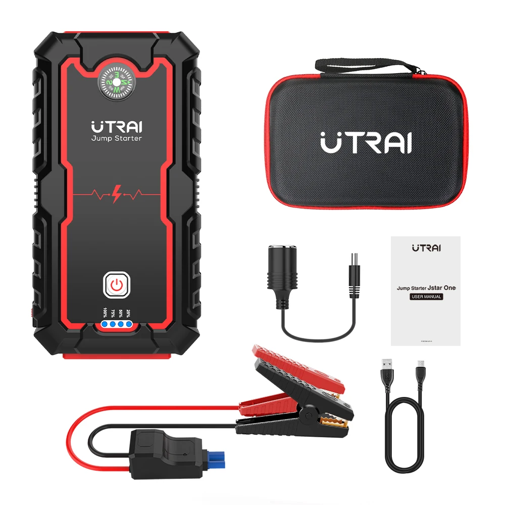 UTRAI-arrancador portátil de batería de coche, dispositivo de arranque automático de emergencia, potenciador de 12V, 2000A