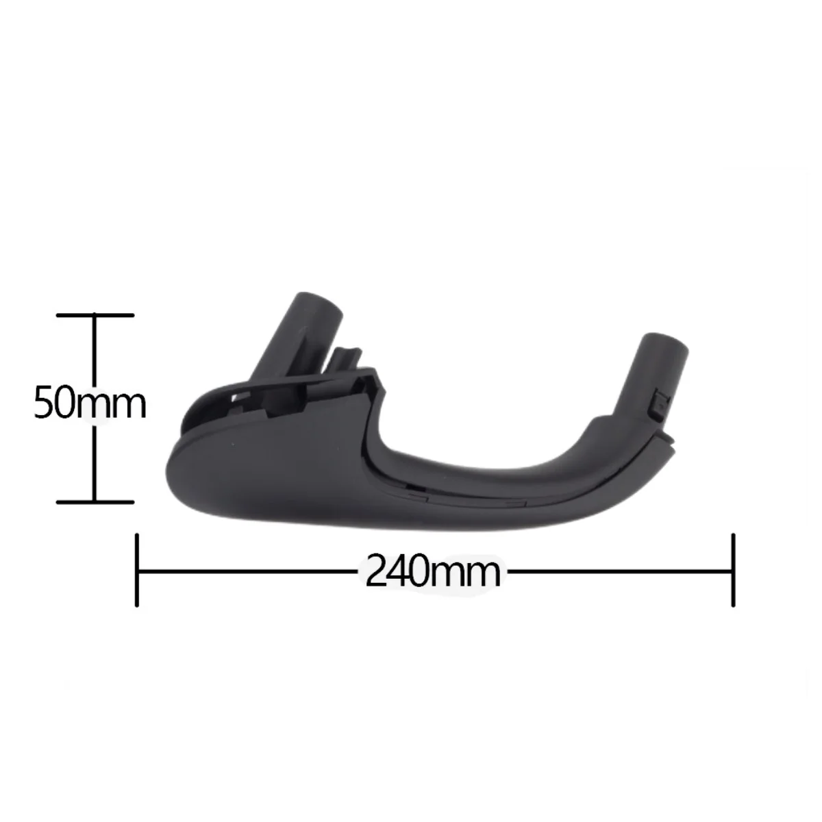 Cubierta de tirador de puerta delantera y trasera de coche para Mercedes Benz W203 C230 C240 C280 C320 C350 2000 2001 2002 2003 2004 2005 2006 2007