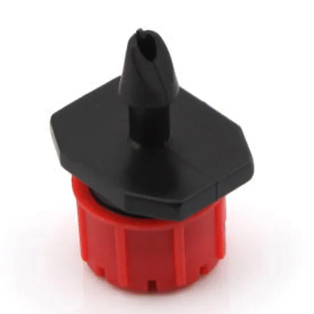 100 unids/bolsa gotero de agua cabeza de flujo ajustable goteros ahorro de agua Anti-entupimiento portátil duradero práctico herramientas de jardín