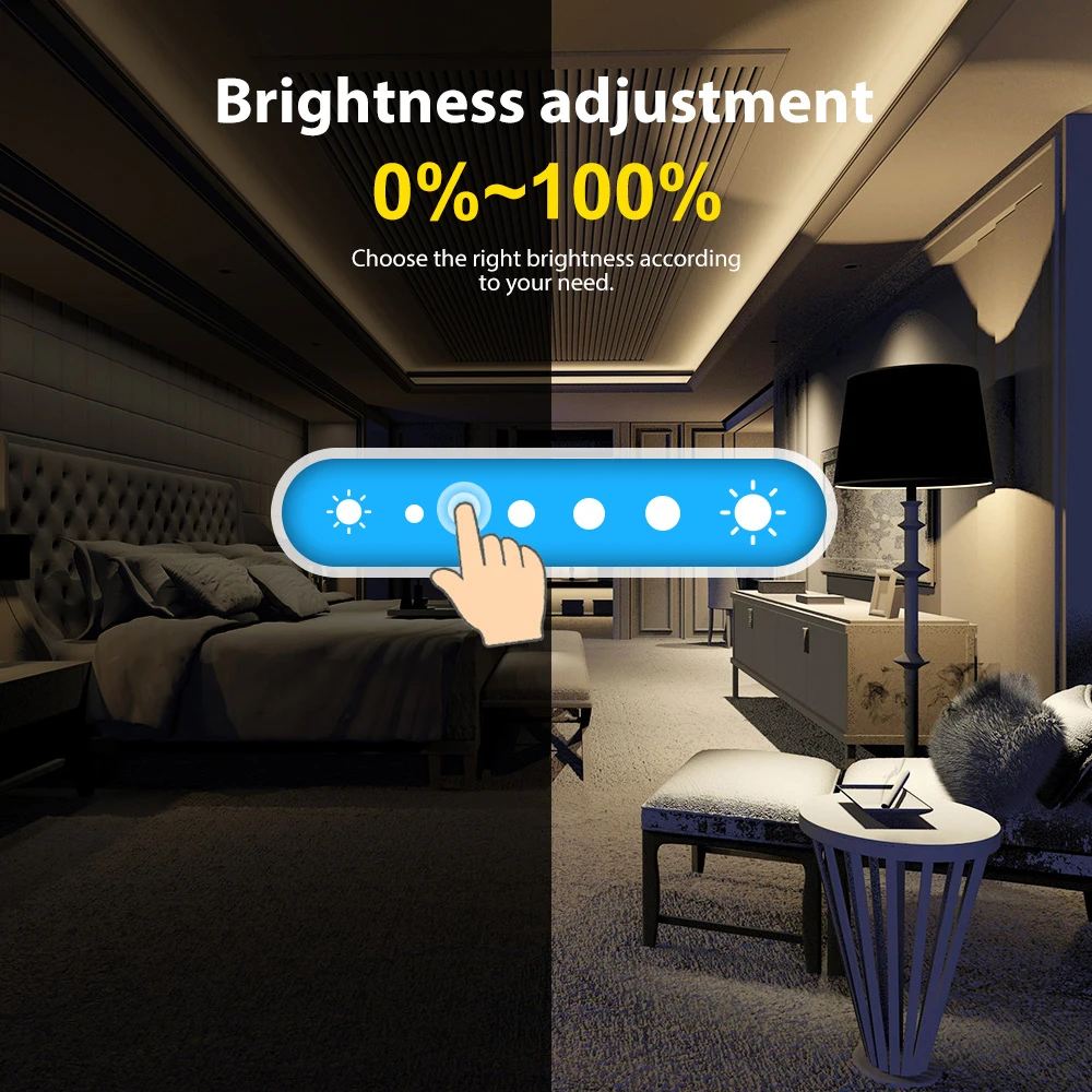 Controlador Zigbee Tuya Smart Life, Módulo de Interruptor de Luz LED Triac AC, 220V 110V 230V, Compatible con Alexa, Google Home, Yandex