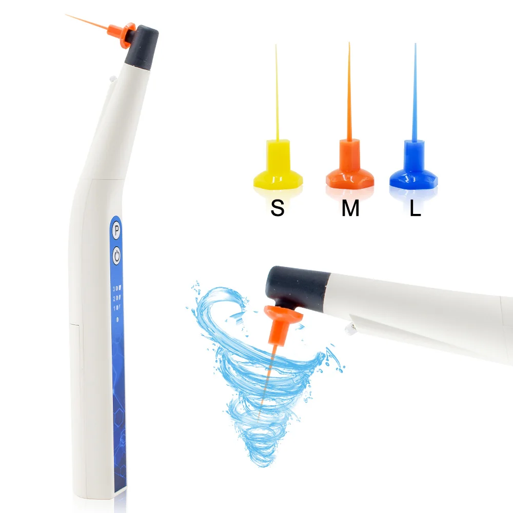 Puntas de irrigador sónico Dental, activador Endo con luz LED para instrumento Dental, irrigador sónico de conducto radicular, herramienta endodoncia