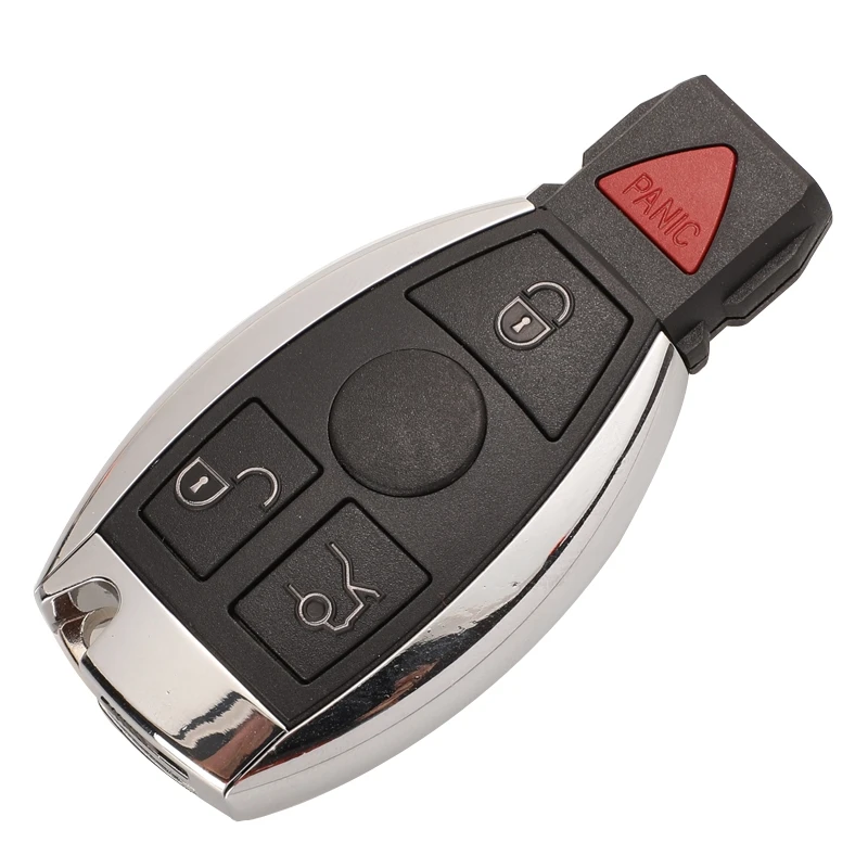 1 Uds. Llave de coche inteligente remota sin logotipo 2/3/4 botones 433MHz estilo BGA para MB Mercedes BENZ C E S compatible con NEC Original BGA F