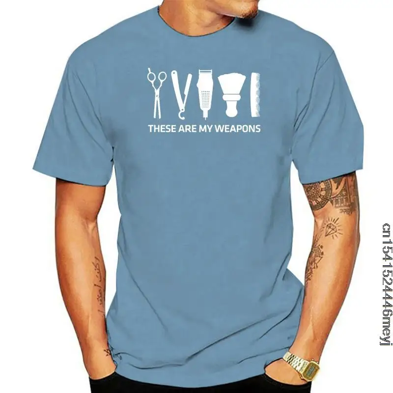 Camiseta de moda para mujer, estilo veraniego, armas de barberos, estas son mis estándares, 2022
