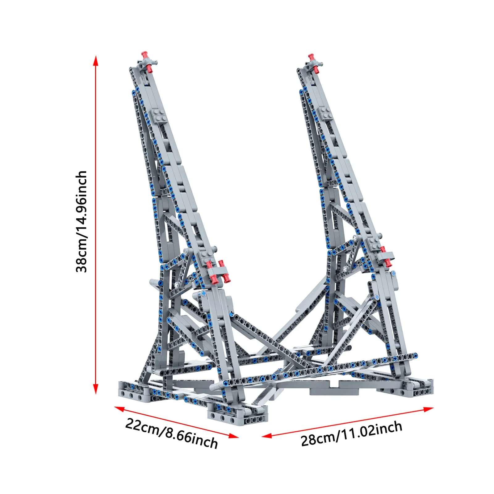 Soporte de exhibición Vertical para Ultimate Millennium 75192 Falcon, Compatible con 05132 Star Toys Wars, accesorios, modelo coleccionable