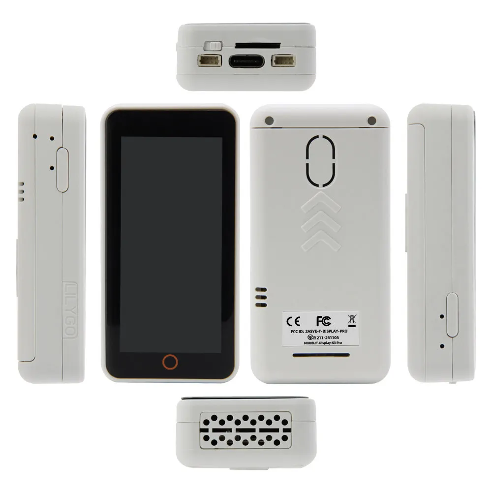 LILYGO T-Display-S3-Pro ESP32-S3 Módulo de Placa de Desarrollo con Pantalla Táctil LCD de 2.33 Pulgadas
