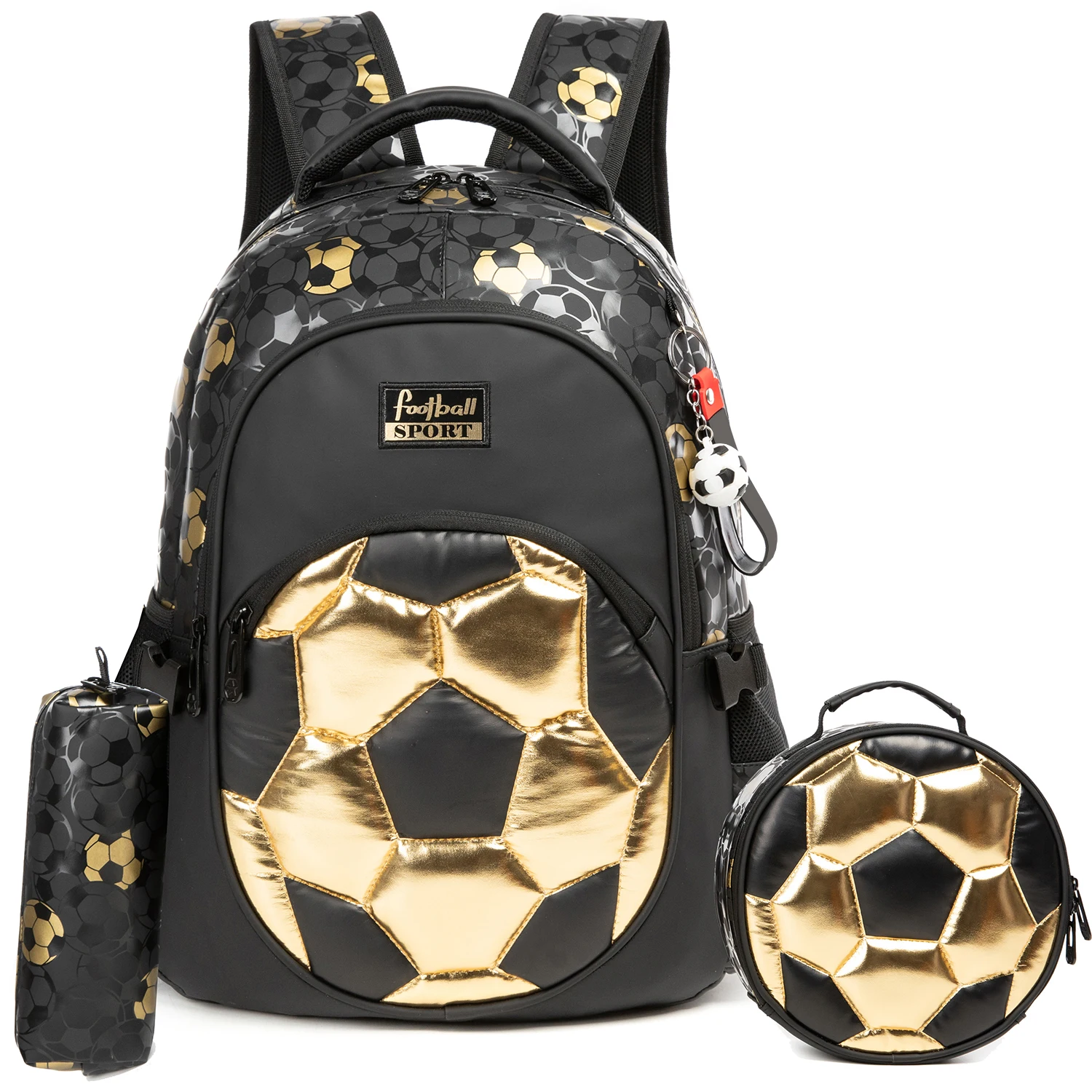 Mochila Escolar para Niños con Lonchera y Estuche para Lápices - Ideal para Adolescentes y Estudiantes de Secundaria