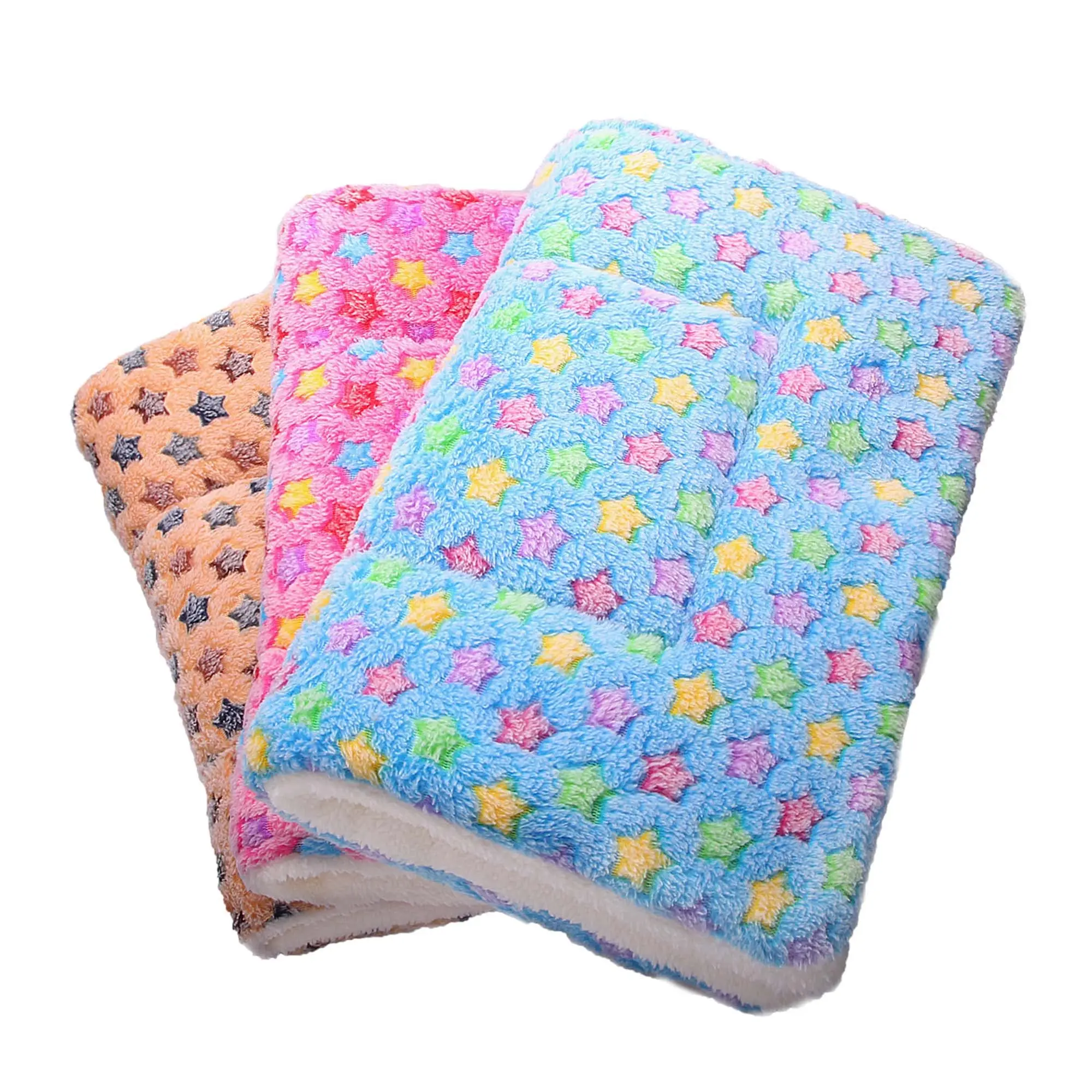 Cama de franela de gran tamaño para perros, cama gruesa para gatos, estera para dormir, manta para cachorros, gatitos, alfombra para cama para perros pequeños, medianos y grandes