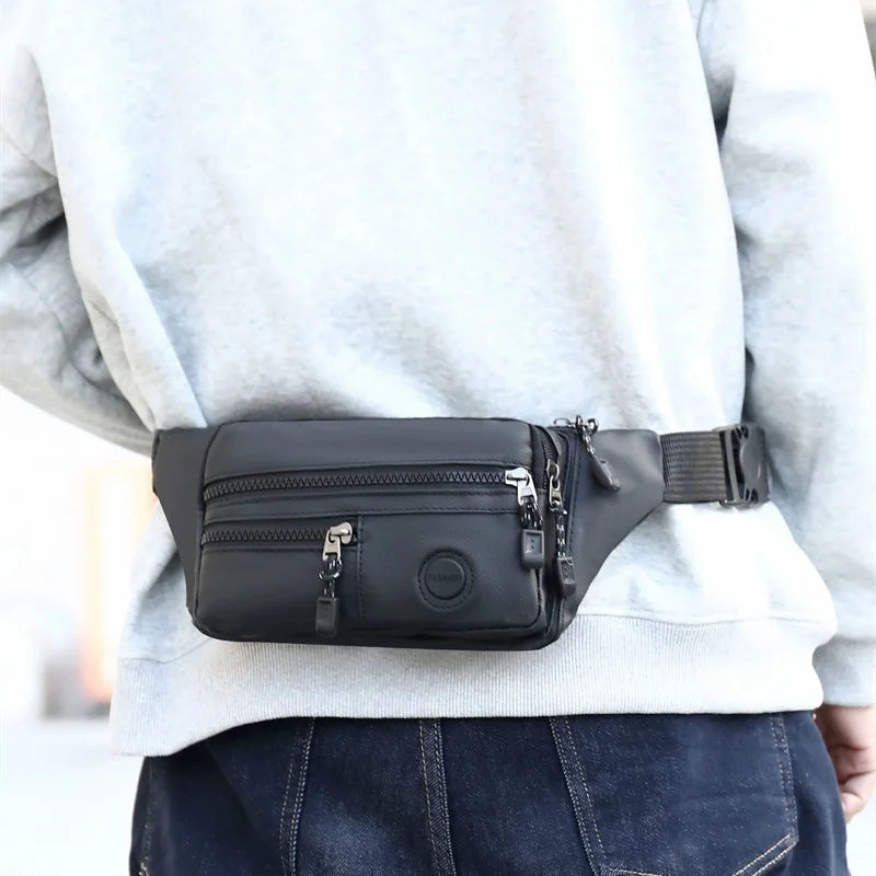 Riñonera Impermeable Unisex de Moda, Bolsa de Cintura para Hombre, Bolsa de Canguro para Mujer, Bolsa para Teléfono, Monedero de Trabajo - Accesorios de Viaje para Hombres y Mujeres