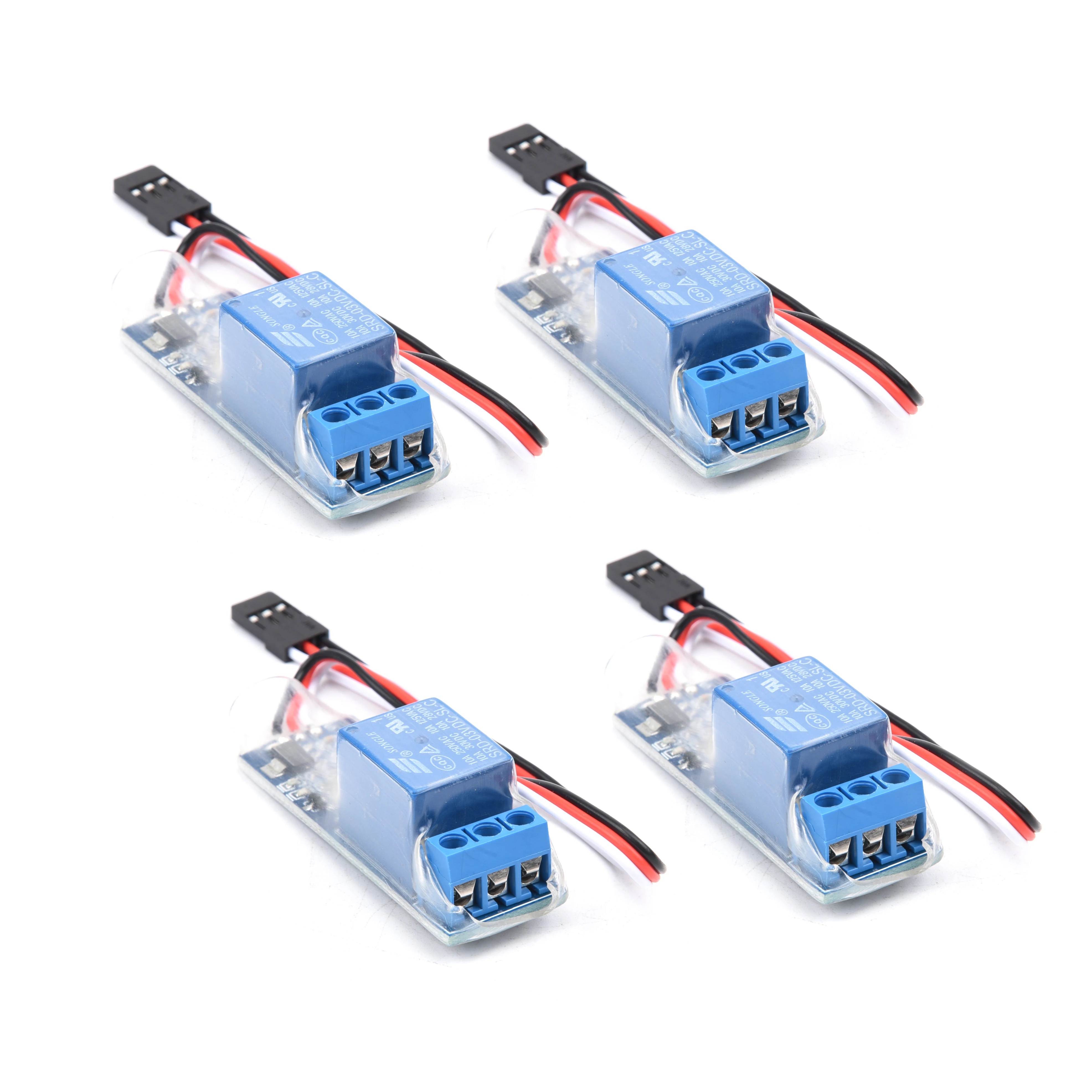 Interruptor de relé electrónico PWM para avión RC, modelo DIY, controlador de luces de navegación, interruptores de encendido y apagado Universal K1, 1/2/4 Uds.