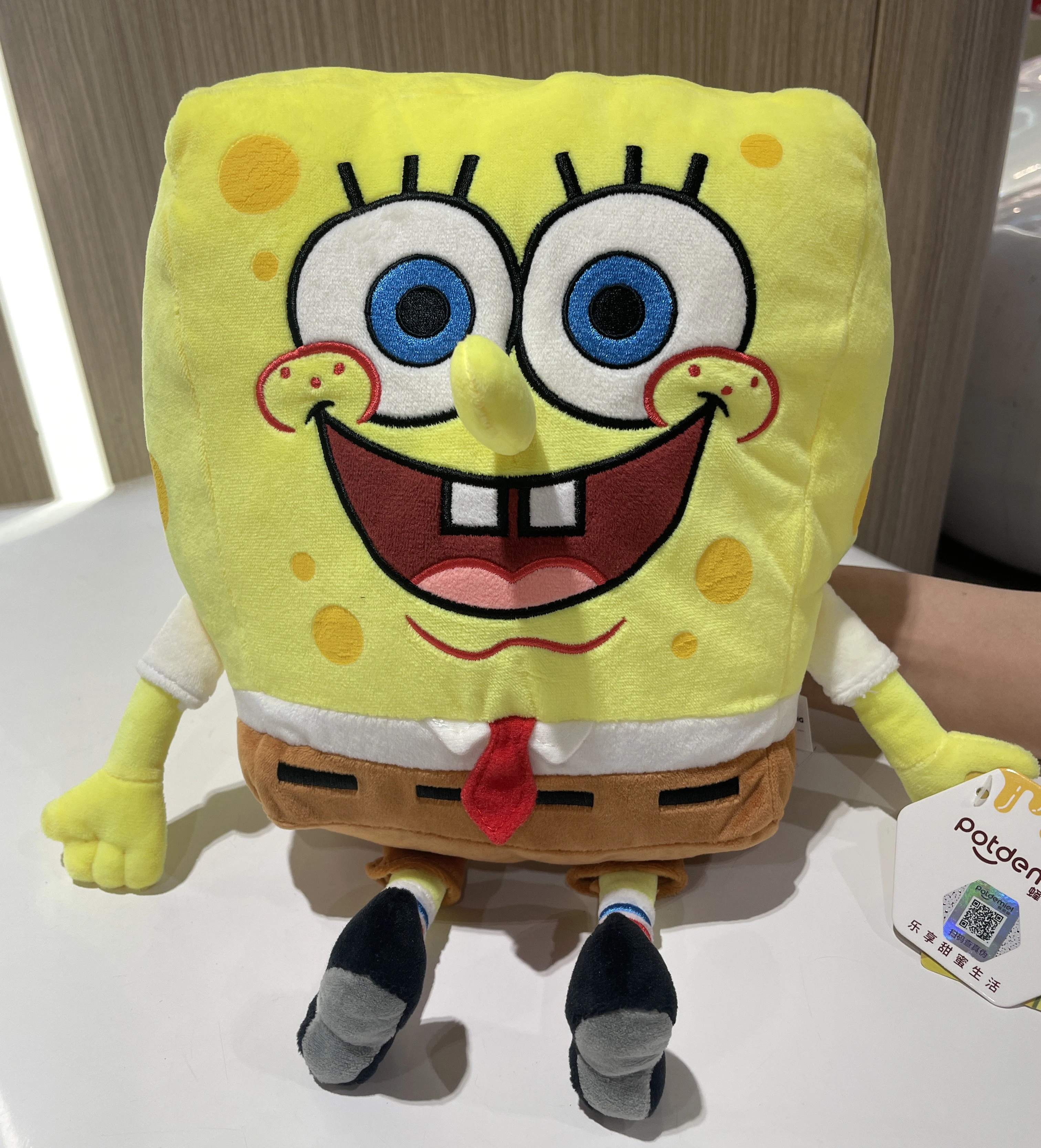 22-40Cm 100% genuino Bob Esponja Patrick Star Kawaii Animal de dibujos animados juguete de peluche muñeco de peluche de dibujos animados juguetes suaves para niños regalo de cumpleaños