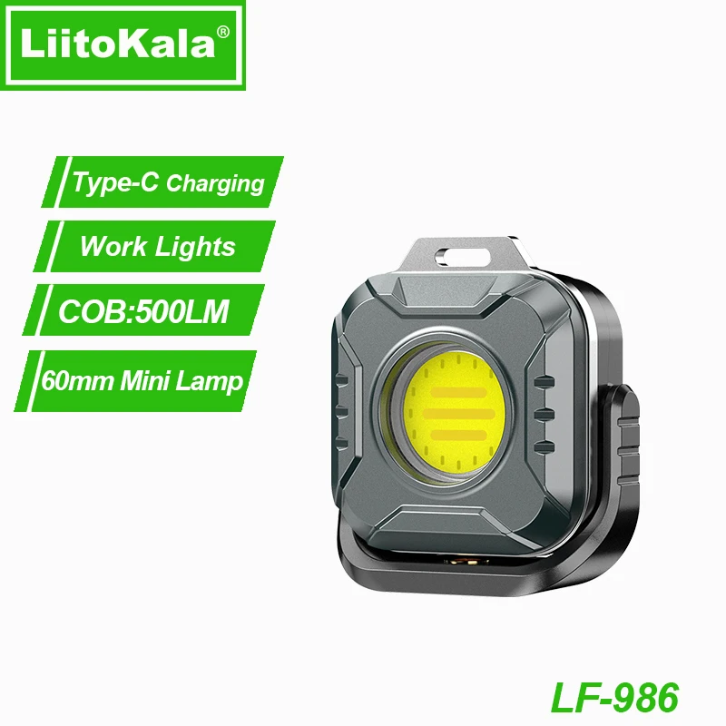 LiitoKala LF-986 Luces de trabajo LF-786 Mini Edition 1200mAh Batería 500LM LED COB
