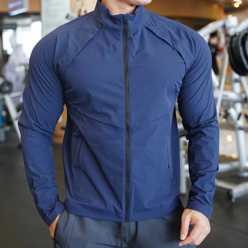 Chaquetas impermeables de secado rápido para hombre y mujer, ropa a prueba de viento para correr, gimnasio, Fitness, escalada, senderismo, deportes al aire libre, Otoño e Invierno