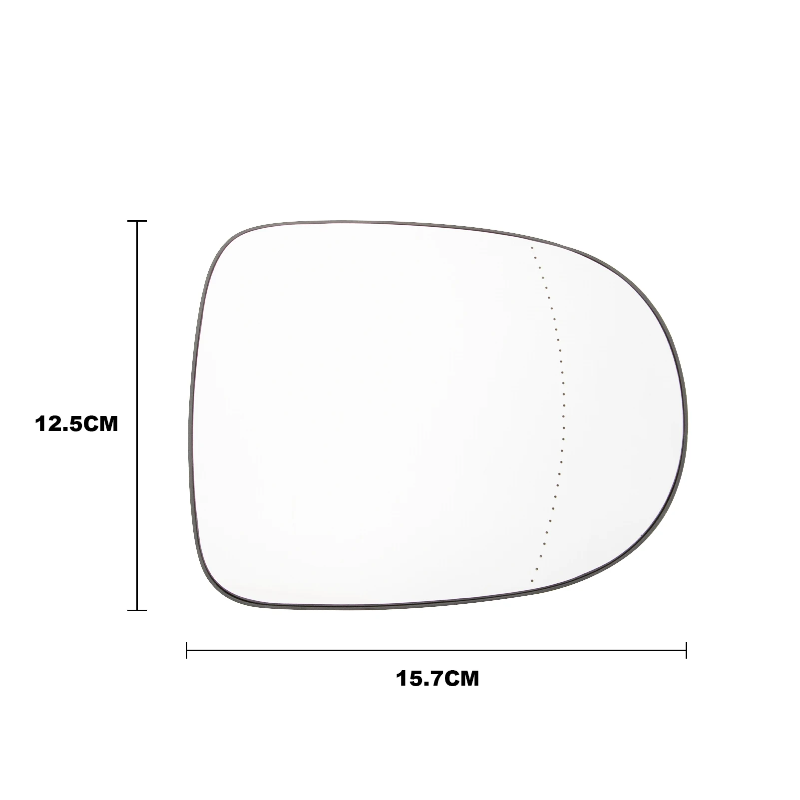 Cristal de espejo trasero calefactable derecho del coche 7701069522 6064542 M 7701069553   Para Renault Clio 3 2009-2012 Twingo 2010-2014
