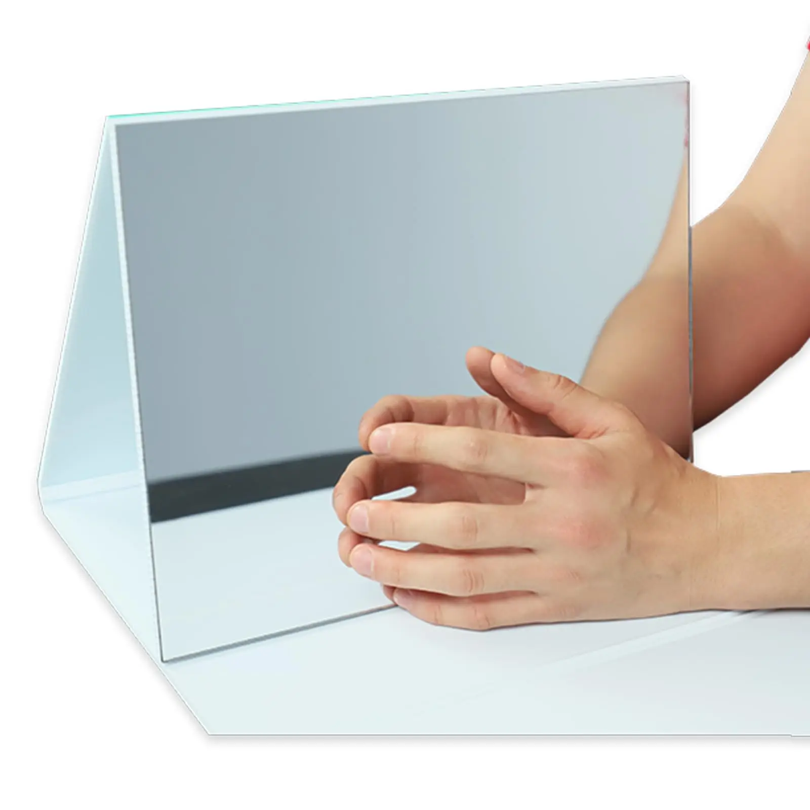 Caja de terapia de espejo para rehabilitación de accidentes cerebrovasculares para ampulación de piernas Dispositivo de terapia profesional para ejercicio de manos Neurones de espejo para