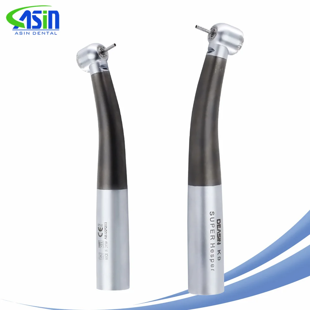 Pieza de mano Dental de aleación de titanio, cabezal de torsión de fibra óptica, turbina de aire, rodamiento de cerámica para KaVo 2/4/6, Conector de orificio, herramienta de dentista