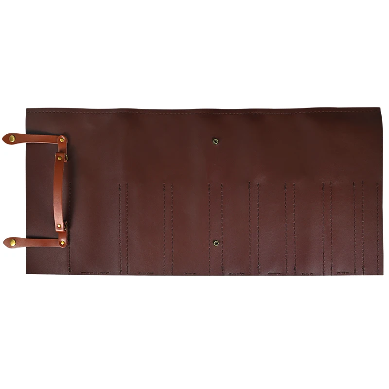 Rollo de cuchillo de cocina portátil con 8 9 11 ranuras, bolsa plegable para acampar, Picnic, Estuche de transporte, almacenamiento de cuchillos de cocina para Chef, herramientas organizadoras de bolsillo