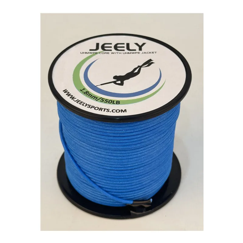 Línea de pesca submarina trenzada doble, 1,8mm, 10M, Uhmwpe
