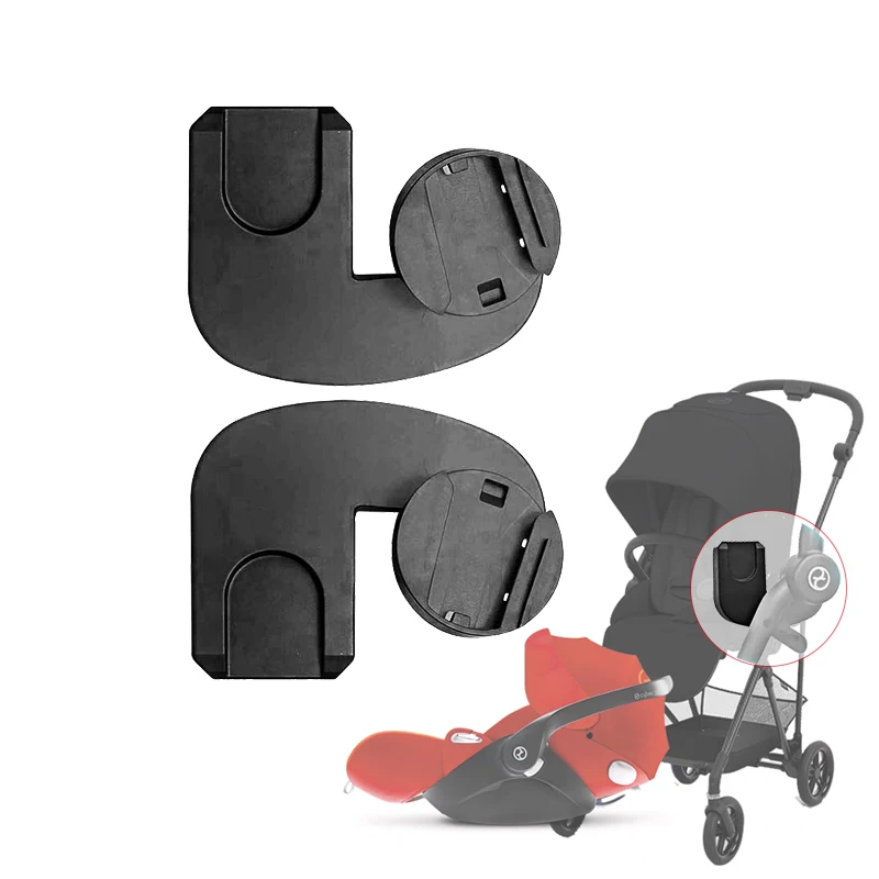Adaptador de cochecito para Cybex Melio 2/3/Carbon/Pro y Aton Cloud Q/Z, convertidor de cesta para asiento de coche, conector para Buggy, accesorios para bebé