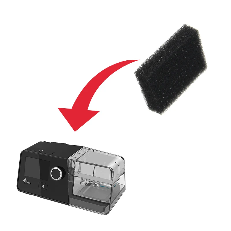 Filtro de espuma CPAP BMC Premium desechable, suministros de filtros universales para BMC G2S A20/C20 GII E-20C/E-20A G3 M1, Mini máquina CPAP
