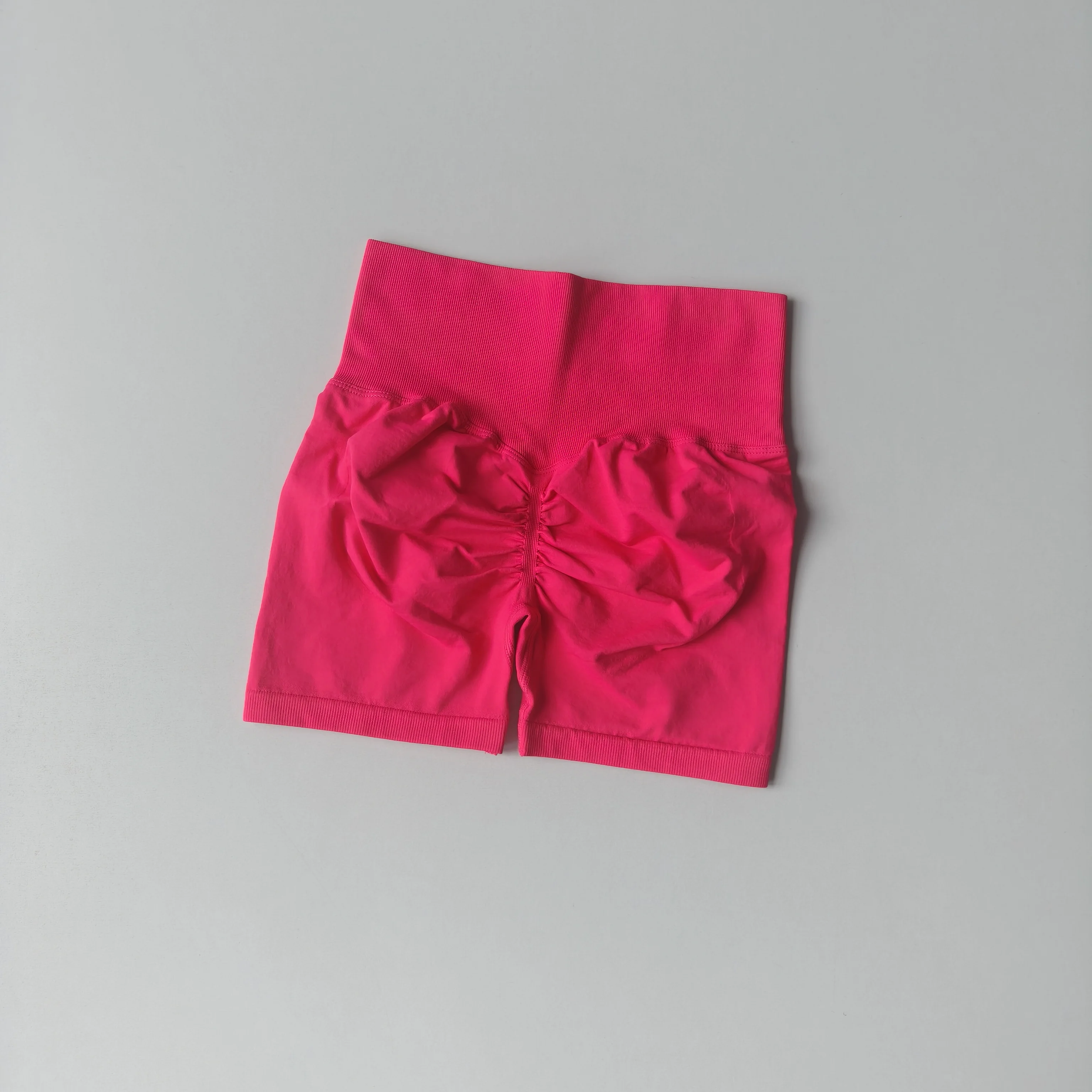 Pantalones cortos de Yoga de cintura alta para mujer, pantalones cortos transpirables para Fitness, levantamiento de glúteos, deportes, correr, ciclismo, entrenamiento de realce, pantalones cortos de gimnasio