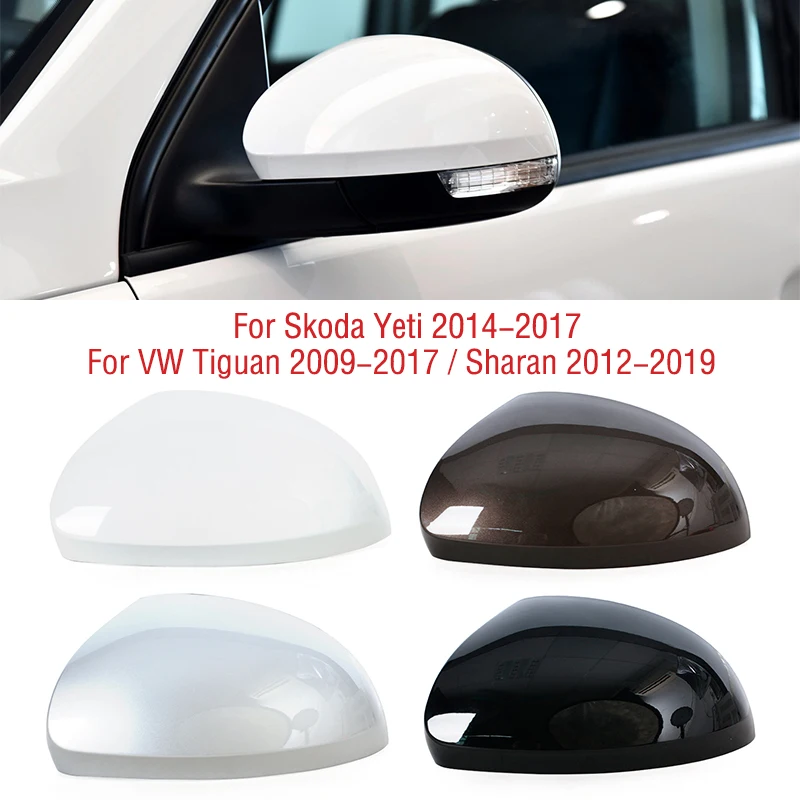 Para VW Tiguan 2009-2017 Sharan 2012-2019 tapa de espejo retrovisor lateral de puerta de coche tapa de cubierta de casa para Skoda Yeti 2014-2017