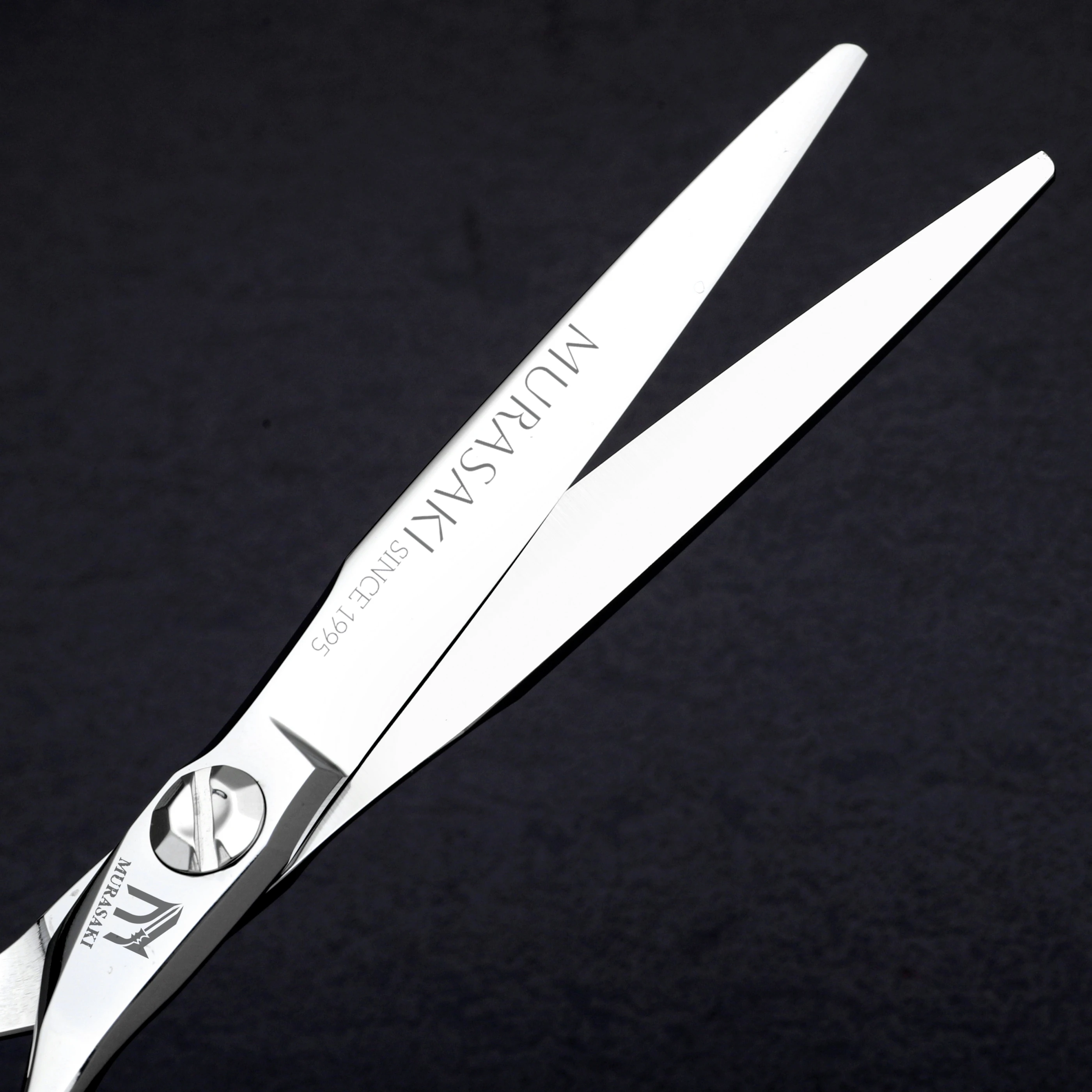 Tijeras de Peluquería de Primera Calidad MURASAKI, Tijeras de Barbero de 5.7-6.3-6.8 Pulgadas, Fabricadas con Acero Cobalto CNC y VG10, Afiladas y Duraderas