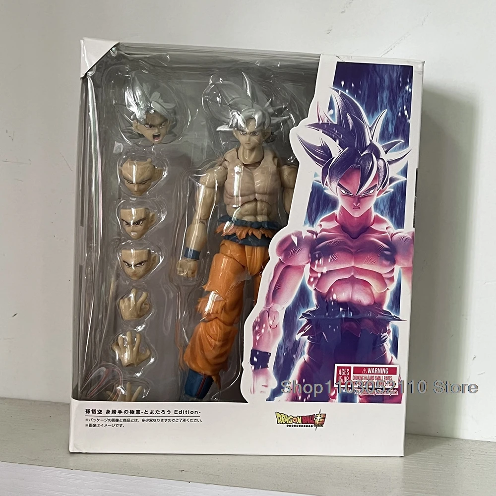 Dragon Ball Z Son Gokul figura de acción SHFiguarts Anime daño de la guerra Super Saiyan colección modelo regalos de cumpleaños