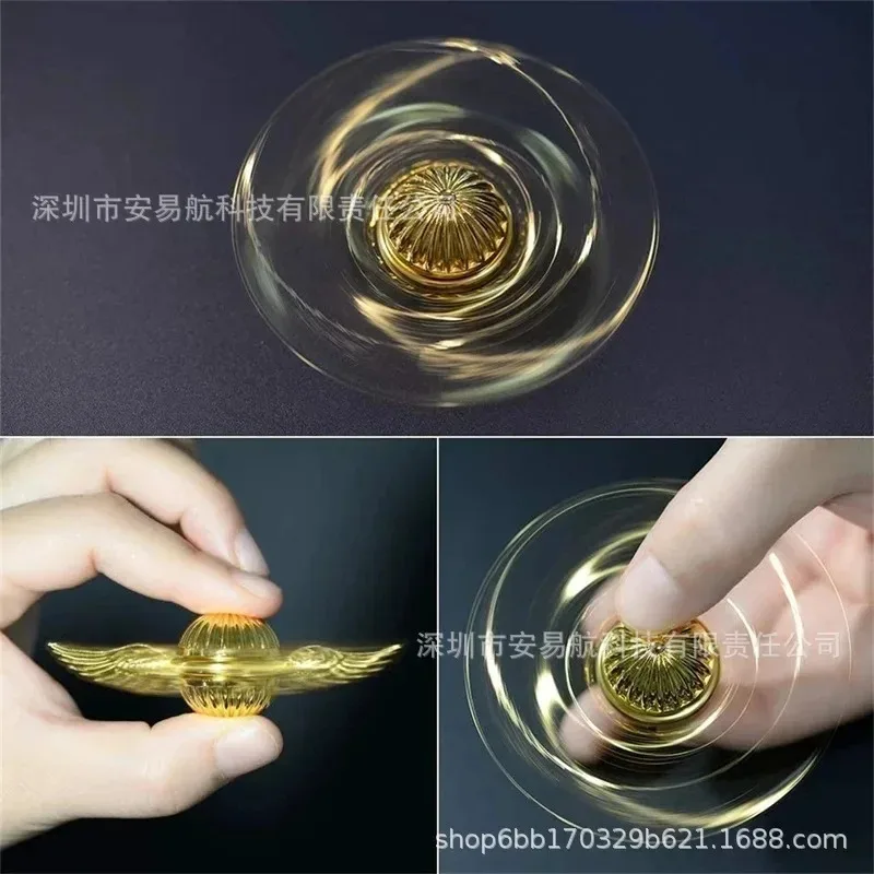 Harries Magic Boy juguetes calientes Fidget Spinner Golden Snitch película periféricos Potters 5 estilos dedo girar juguetes alivio del estrés