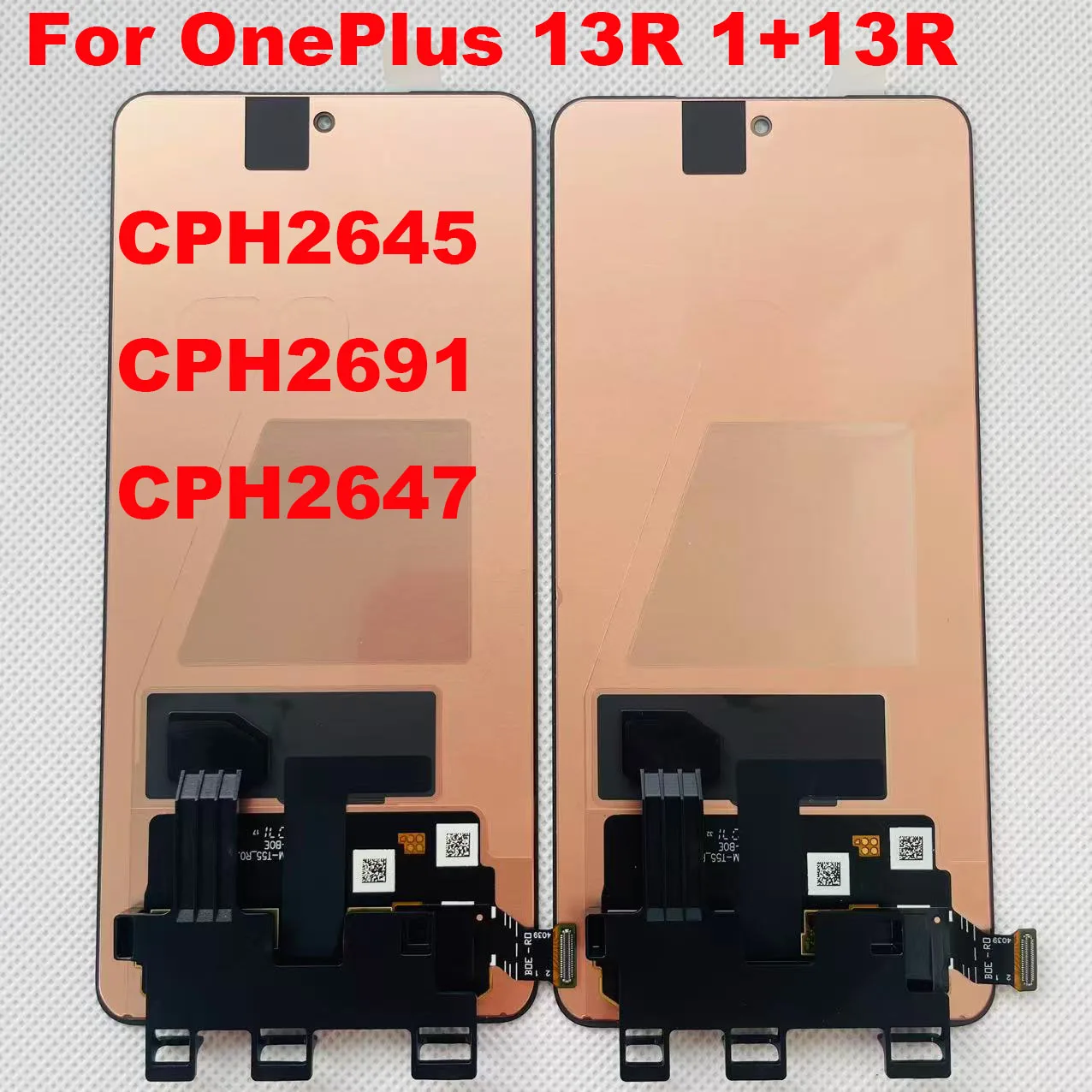 Pantalla Original AMOLED de 6,82 pulgadas para OnePlus 12/ 12R /Ace 3 Pro LCD para Oneplus 13/15/13R/ 13T 13S para OnePlus Ace 5 Pro 1 + 15