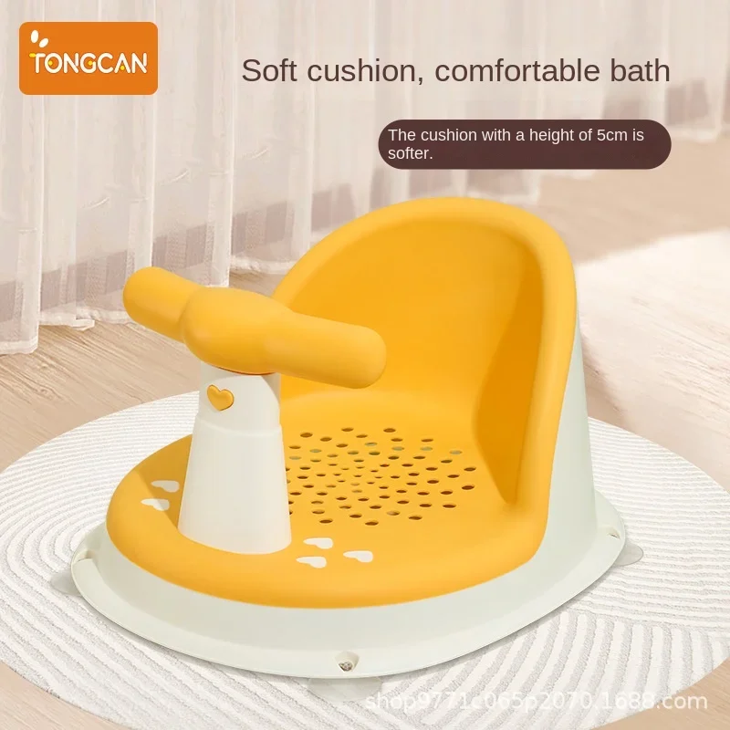 Asiento de Ducha Portátil para Bebés, Silla de Baño Antideslizante para Recién Nacidos, Soporte de Ducha para Niños, para Bebés de 0 a 36 Meses