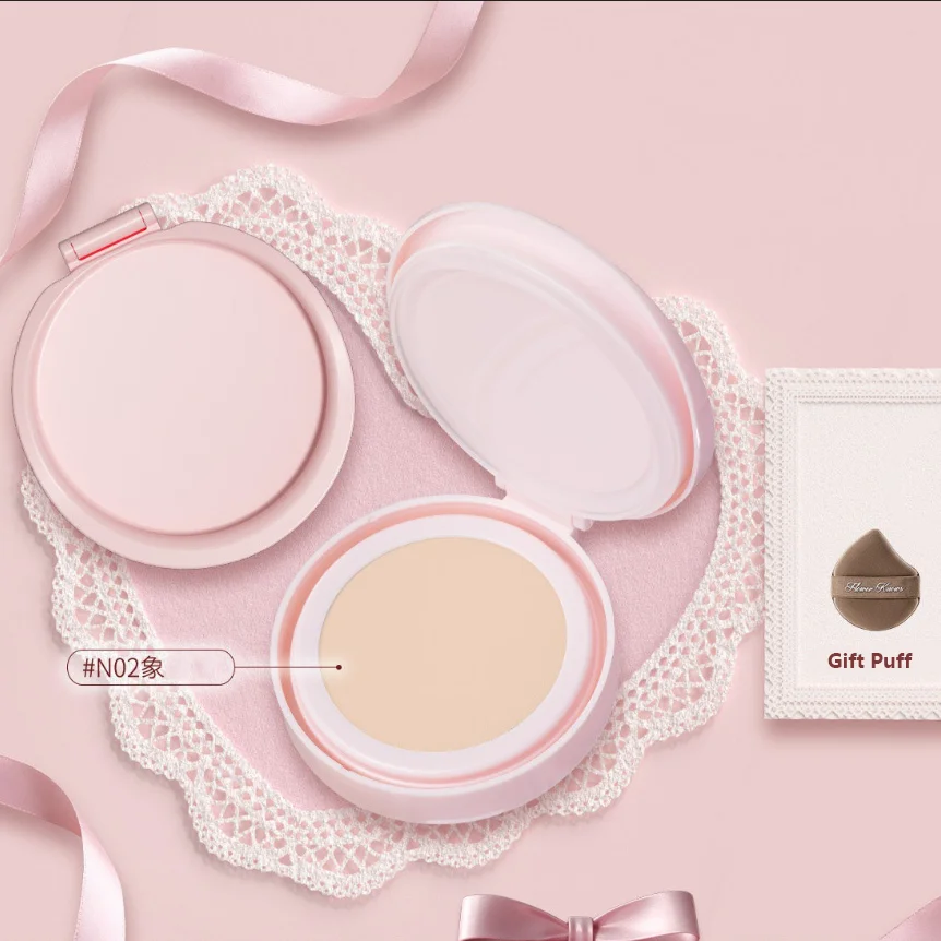 Base de Maquillaje Humectante en Crema Flower Knows Bunny Garden Cushion, Caja de Polvo Reutilizable, Solo Contiene Recambio