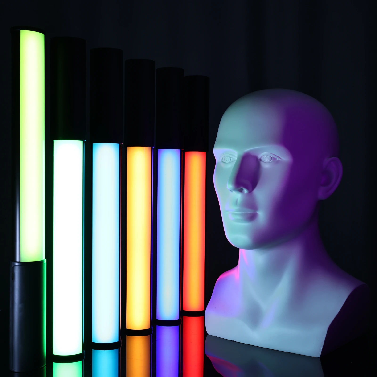 Tubo de luz LUXCEO P400, varita de palo RGB portátil, lámpara LED colorida para fotografía y vídeo CRI 95 + 2500K- 6500K para estudio fotográfico Vlog