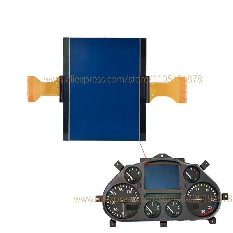 Pantalla LCD para el Tablero de Instrumentos de Camiones T-emsa MD7 Plus para DAF LF CF XF 45 55 75 85 95 105, Reemplazo de Pantalla LCD del Panel de Instrumentos T-emsa MD9