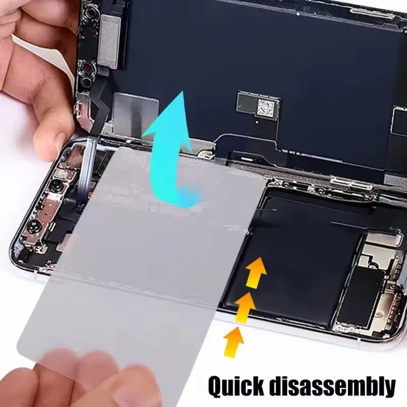 Abridor de pantalla de teléfono con tarjeta de plástico, herramienta de extracción de palanca Flexible ultrafina, tarjetas de reparación transparentes para reparación de pantalla LCD de tableta móvil