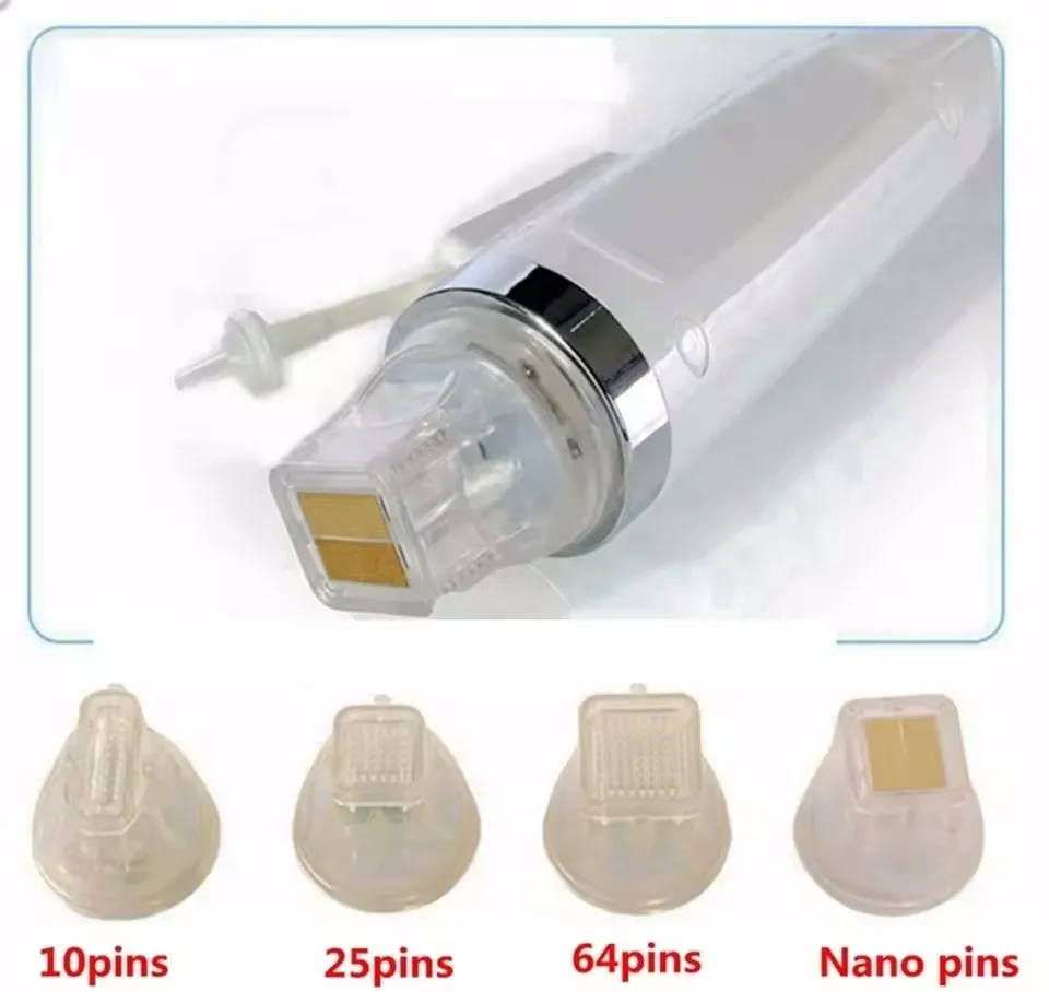 Cartucho desechable de microagujas RF para máquina de microagujas RF fraccionadas, repuesto de aguja de 10/25/64 pines