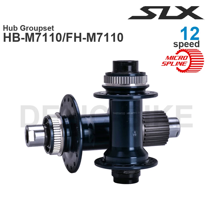 SHIMANO-buje delantero SLX HB-MT410-B, HB-M7110, HB-M7110-B, FH-MT410-B, FH-M7110, MICRO SPLINE, FREEHUB trasero, 14812 velocidades