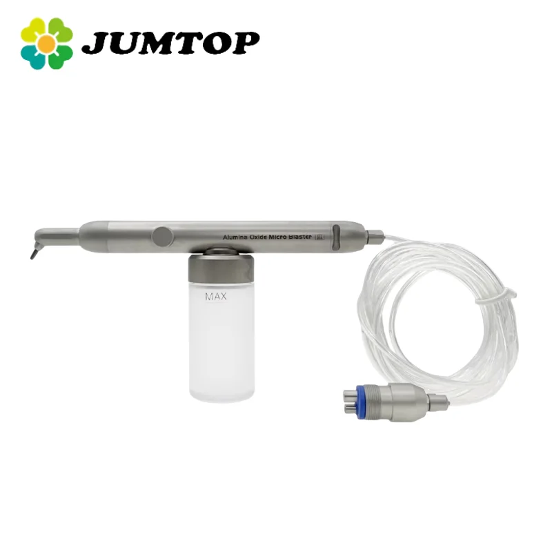 Unidad de microblaster de óxido de aluminio Dental JUMTOP, pulidor de abrasión de aire giratorio de 360 grados
