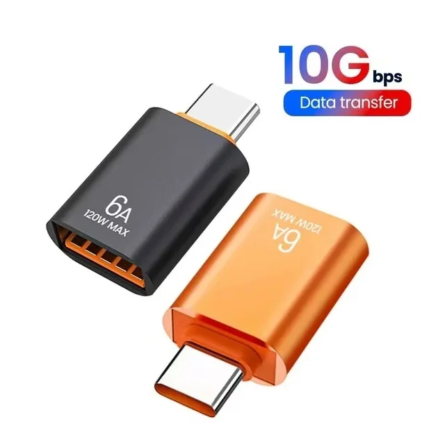 Adaptador USB 3.0 a Tipo C OTG, Convertidor de Tipo C Macho a USB Hembra para Laptop Xiaomi Samsung, Adaptador USBC USB a Tipo C