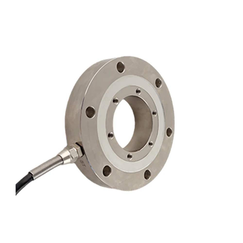 Célula de carga de anillo hueco tipo pancake, sensor de presión 0.1% F.S. Precisión para la Automatización Industrial y Pruebas de Pesaje