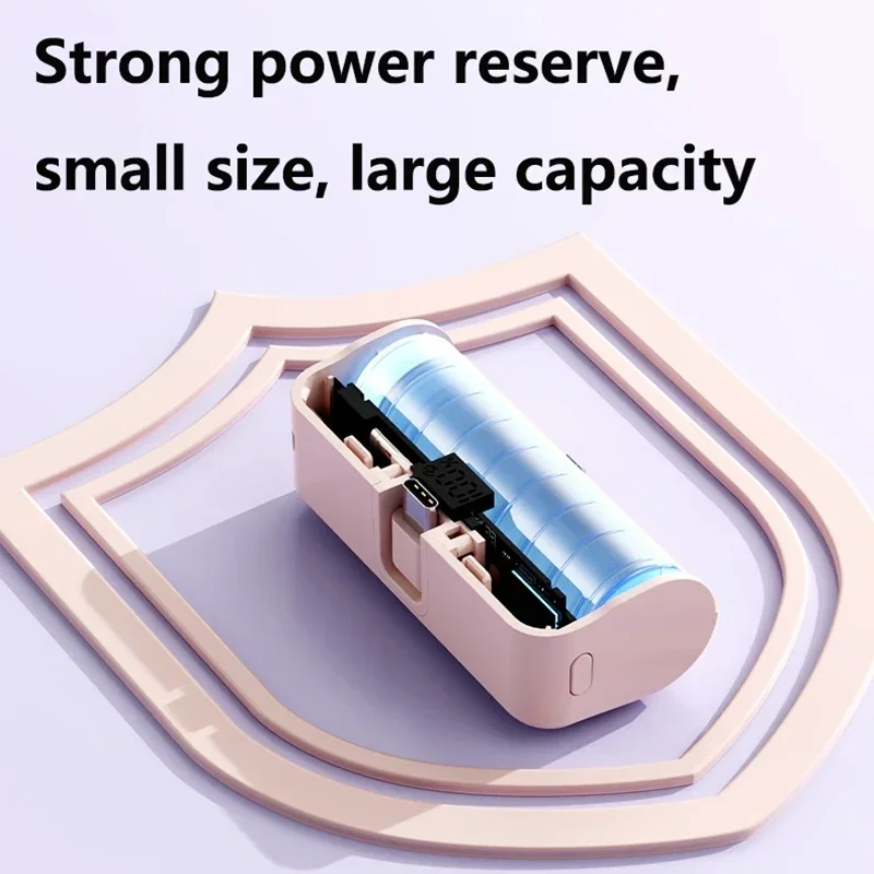 Batería Externa Portátil Lenovo de 500000 mAh, Carga Rápida, Alta Capacidad, para iPhone, Huawei, Samsung
